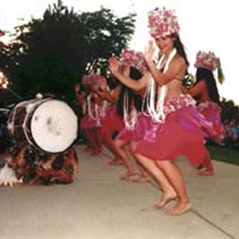 barefoot hawaiians fire dancers polynesian music